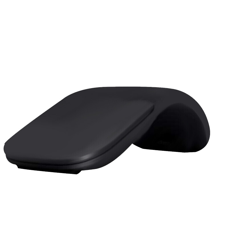 微软(Microsoft)Surface Arc 蓝牙黑色鼠标（典雅黑） 无线 蓝牙 折叠 鼠标 纤薄 轻巧