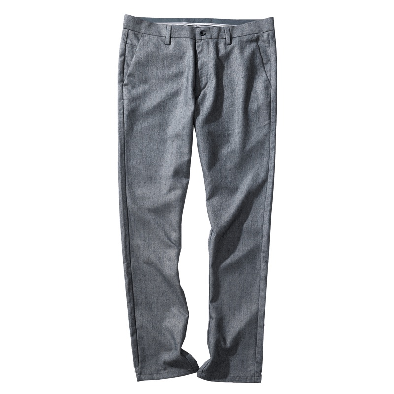 千纸鹤男装休闲裤2019新款直筒休闲透气松紧腰九分运动裤男90101