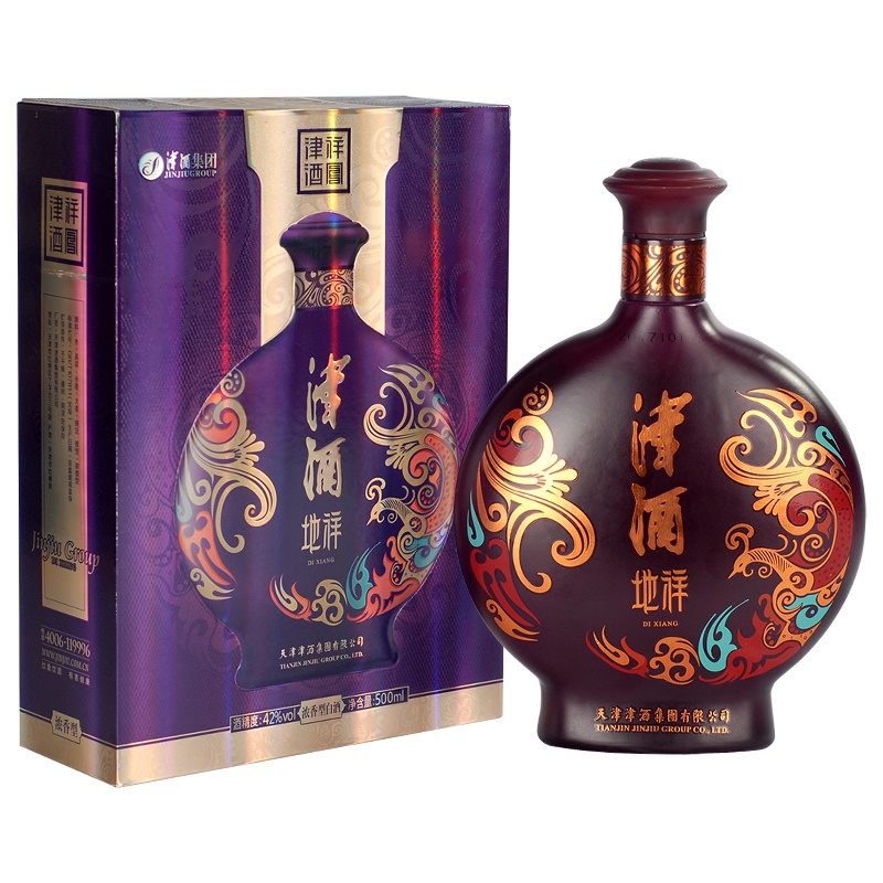 津酒42°地祥500mL 北派绵雅浓香型白酒
