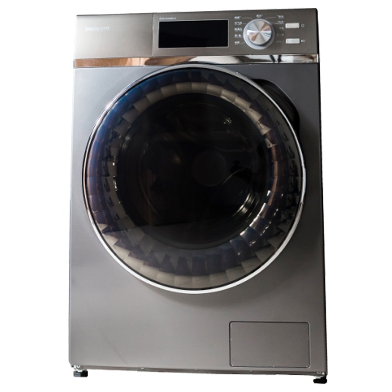 中欧高端大容量中欧(SINOEURO)全自动滚筒洗衣机变频SG100-10416BESI(钛金灰)杀菌除螨