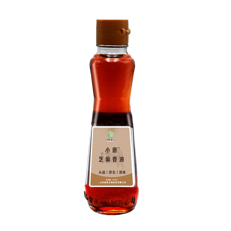 诺来 八谷之冠小磨黑芝麻 香油220ml*4