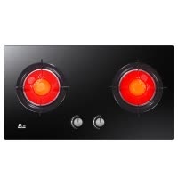 红日(RedSun)防爆钢化玻璃燃气灶双灶红外线节能省气聚能猛火灶天然气灶煤气灶双灶家用嵌入式台式一级能效(天然气)