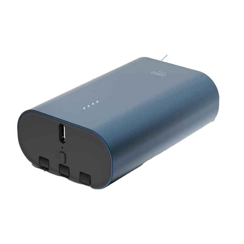 哌佰客(pabog)10000毫安大容量P18(蓝色)自带三根线快充充电宝 小巧便携可上飞机