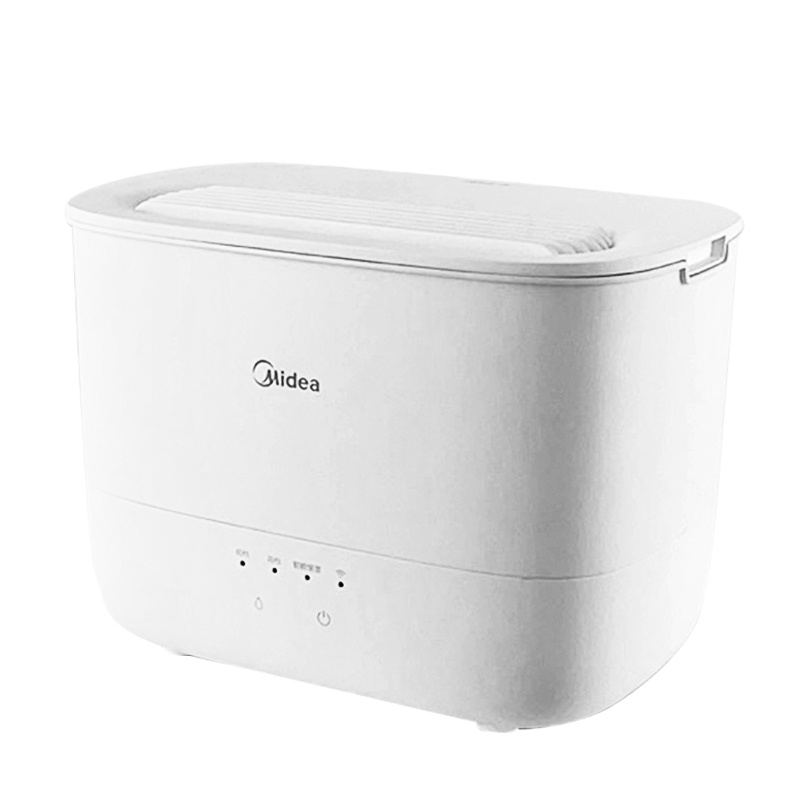 美的(Midea)空气加湿器桌面家用卧室迷你小型空气清新器智能空气净化增湿器大喷雾婴儿孕妇床头加湿器 SCK-3S25W