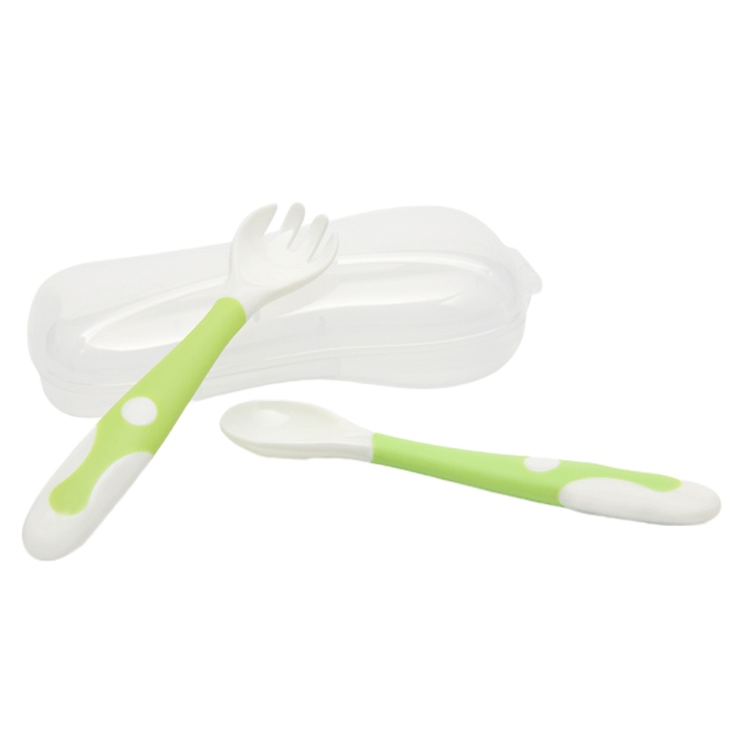 WQMD babytool倍比途扭扭叉勺绿BT-8801G