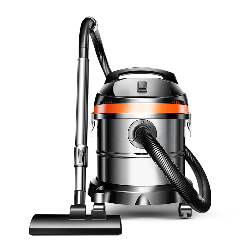 杰诺吸尘器家用大功率桶式商用工业干湿两用吸尘器地毯20升 1600w 吸水机