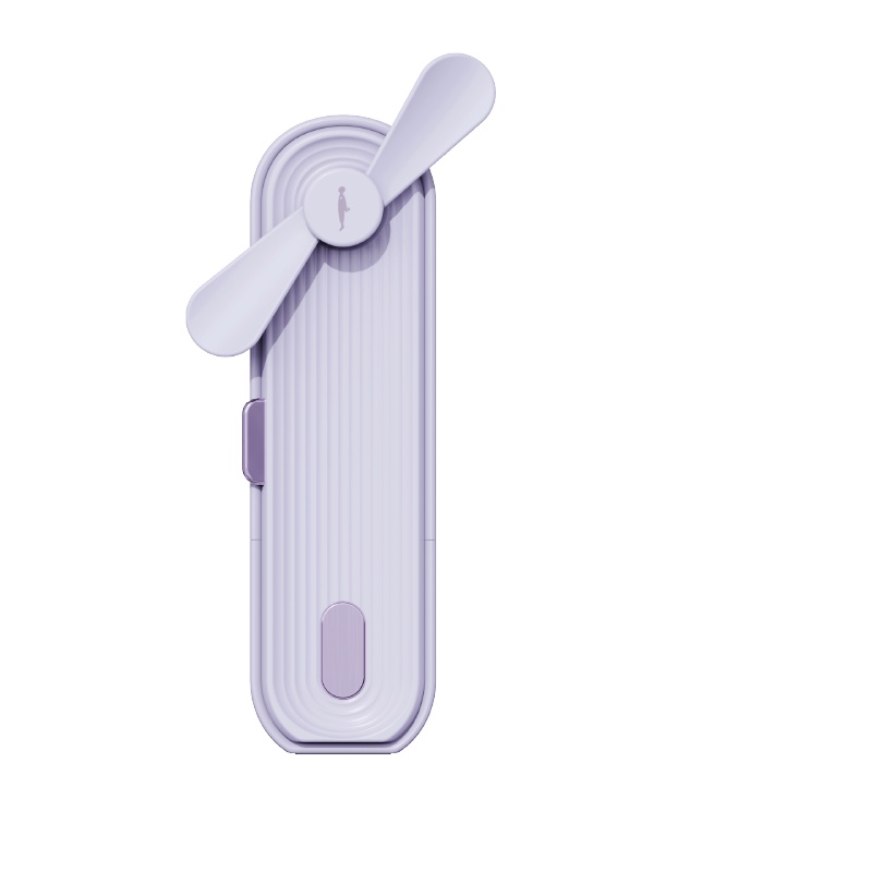 冇心liberfeel小风扇便携式手持迷你小型usb充电可爱女随身携带学生宿舍超静音桌面办公室户外多功能大风力-紫色