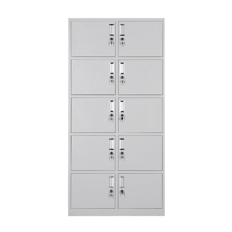 鑫金虎(XIN JIN HU) 钢制十门更衣柜优质加厚款多门员工储物柜 带锁铁皮柜柜存包柜其他金属办公柜