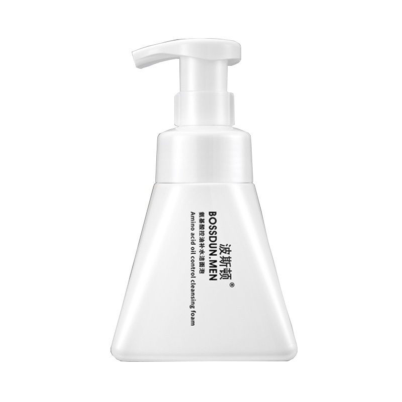 波斯顿(BOSSDUN.MEN)氨基酸泡沫型洗面奶150ml保湿控油减少黑头洁面乳男士