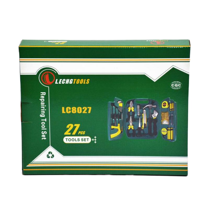 五金工具箱车载家用维修工具箱螺丝刀钳子扳手工具套装剪刀锤