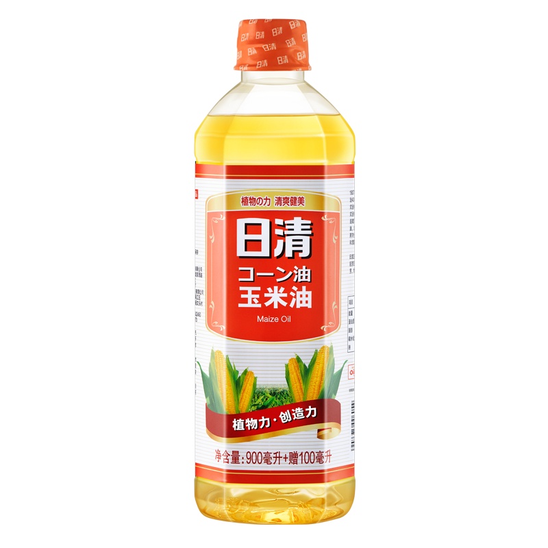 日清清爽健美玉米油 900ml+100ml