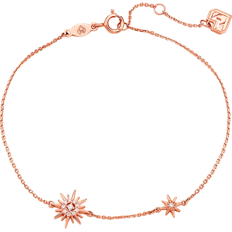 MONOLOGUE独白lightboom18K金钻石手链女MA1022