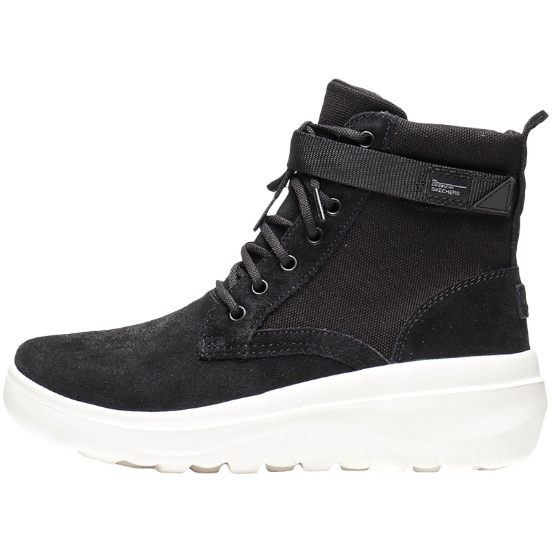 Skechers斯凯奇女鞋休闲鞋2020新款魔术贴时尚高帮厚底运动鞋15537+