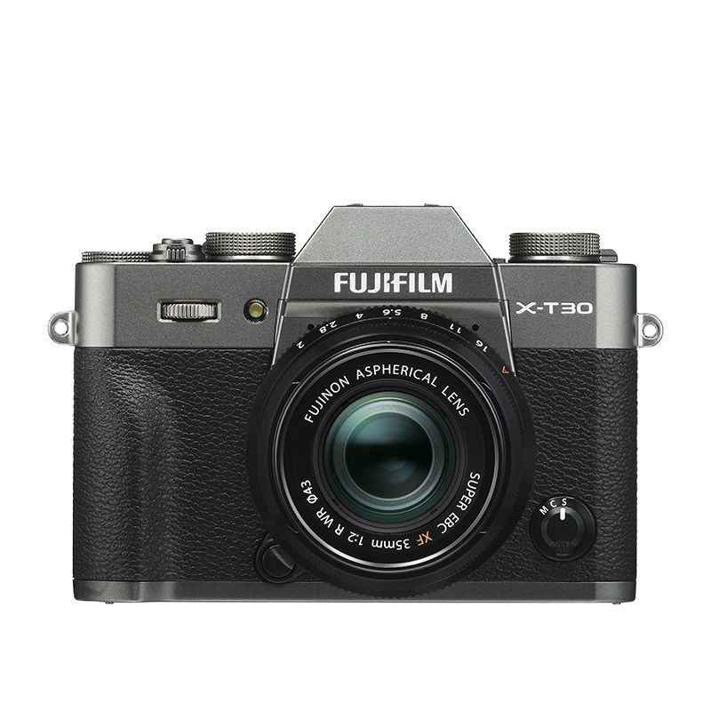 富士(FUJIFILM) X-T30(35mmF2)雅墨灰 单镜头套装 数码微单相机