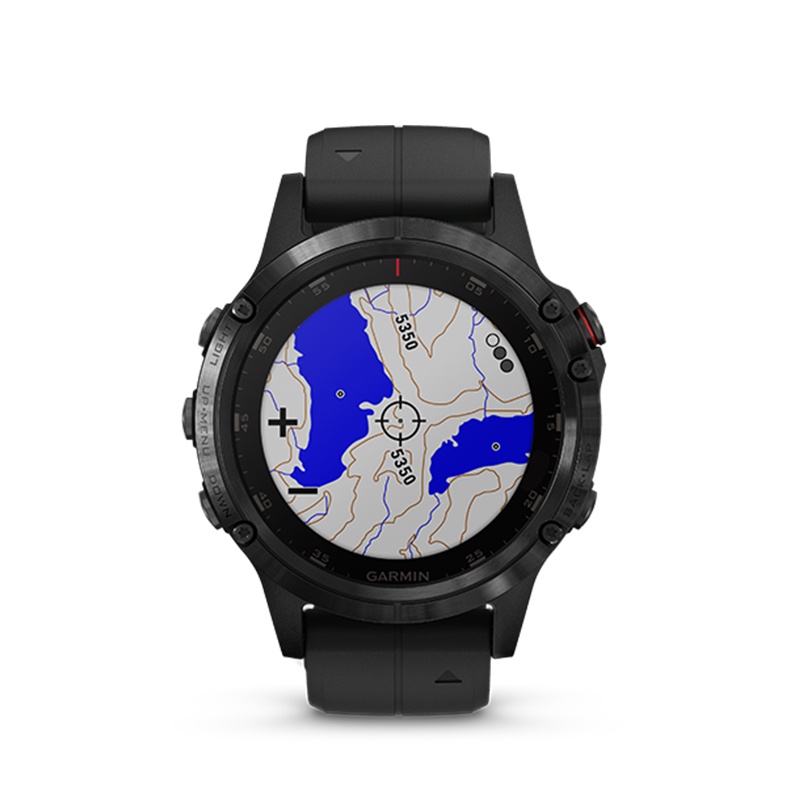 佳明GARMIN飞耐时5Plus心率音乐NFC高尔夫GPS户外运动导航功能手表防水深度值100m(黑色aDLC蓝宝石镜面