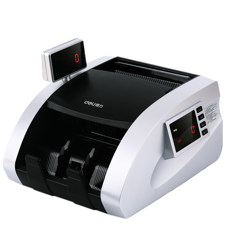 得力deli 3901S点钞机 银行专用双屏语音商用家用点钞机数钱机 2019年新版人民币 点验钞机升级款