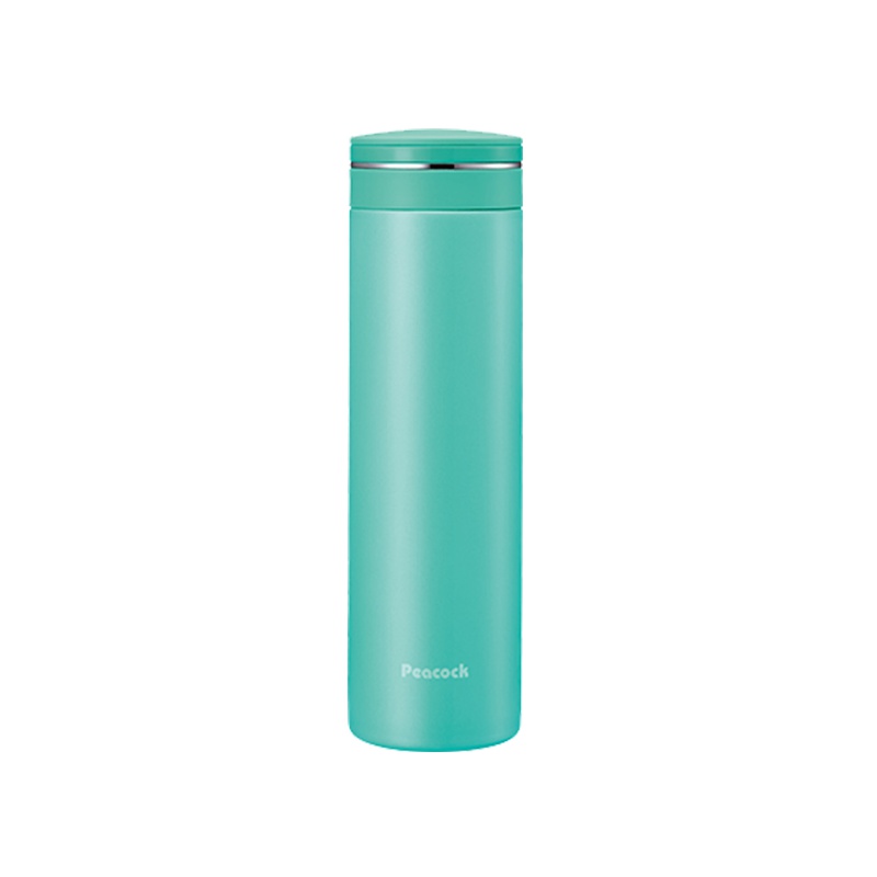 [海外直采 正品保障]PEACOCK孔雀 日本进口不锈钢保温杯AMN-50AQ浅蓝色 500ml