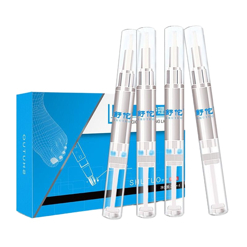 [优选]舒佗生物护理液 去灰指甲本液指甲护理液灰指甲笔抑之菌 灰指甲液 3ml*4