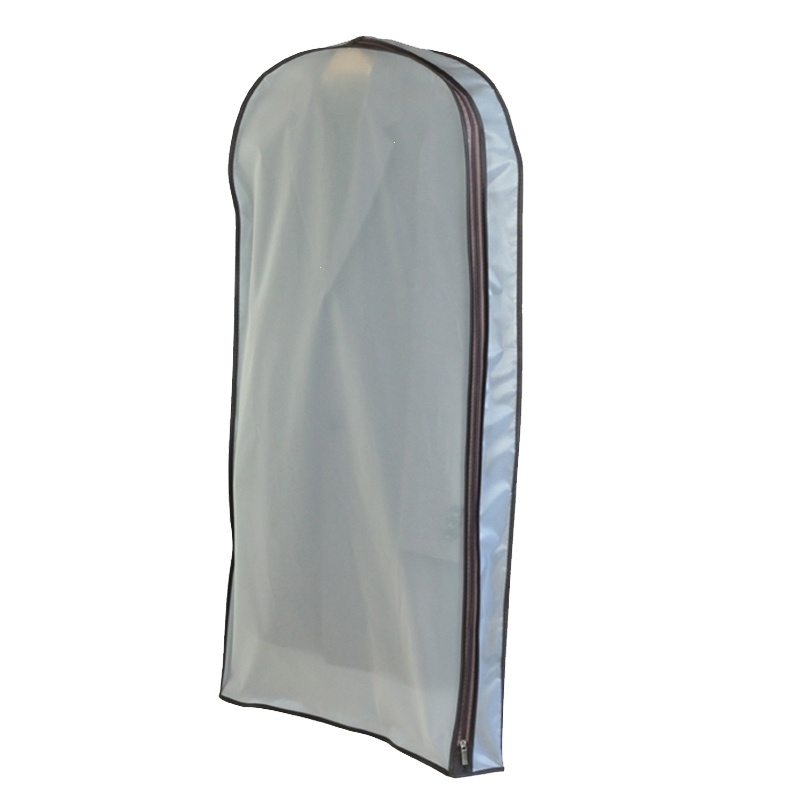 衣柜皮衣皮草专用防尘袋衣罩貂皮水貂防尘袋透气防潮防虫防蛀可洗 咖 短款90*60*10cm