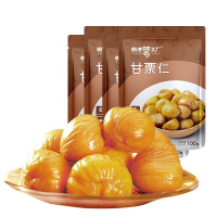 怡达梦工厂甘栗仁100g*4熟制板栗袋装坚果炒货即食栗子仁童年趣味蒸煮零食