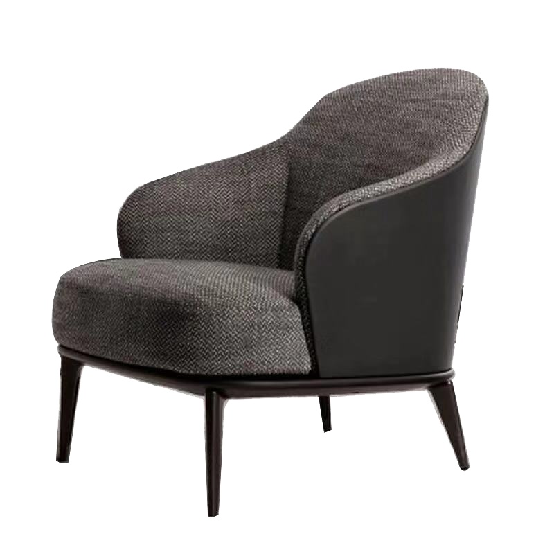 富和美沙发办公沙发接待会客办公室家具办公沙发休闲沙发洽谈沙发d4-28单人沙发