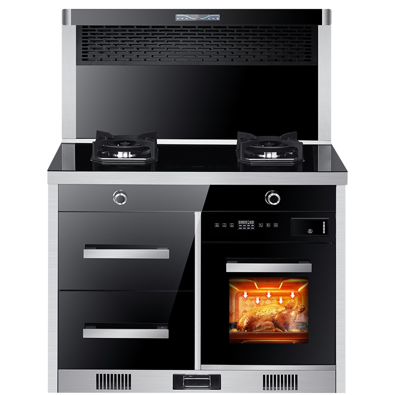 GUJIA顾家 G100B一米大尺寸集成灶蒸烤箱一体灶家用大吸力环保灶