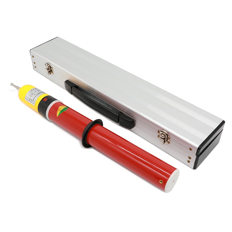 双安 10KV验电器 棒状伸缩型高压声光测电棒验电笔 铝盒装