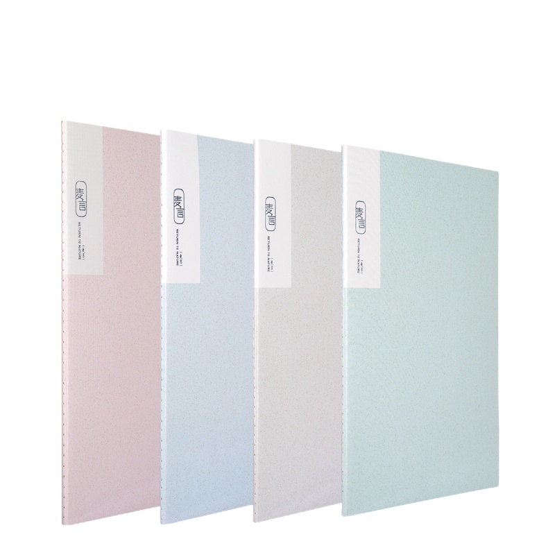 得力4本A5/40张麦言缝线软抄本 学生课堂作业笔记本子随身记事本小清新日记本FA540-4