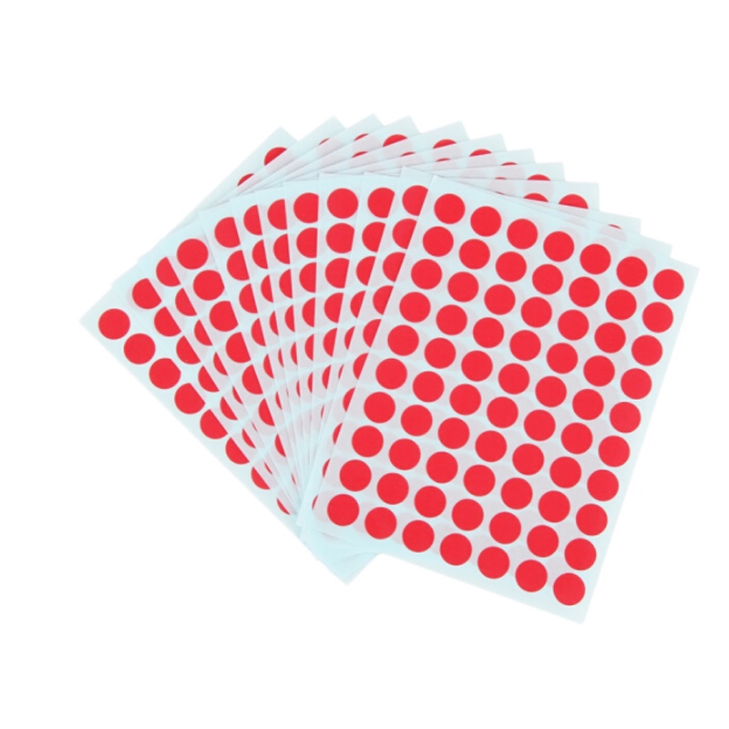 得力 粘性标签标贴 不干胶纸 贴纸 空白标签纸 标签贴 口取纸 姓名贴 6419