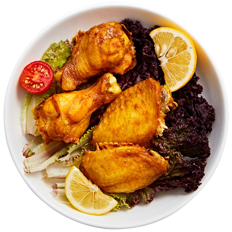 大成姐妹厨房 微波侠泰式咖喱味鸡翅 190g 微波加热即食 烤鸡翅中烧烤鸡翅根速食小吃冷冻半成品速冻食品