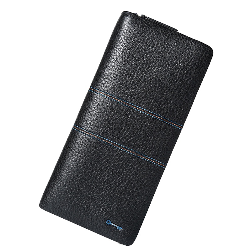 啄木鸟/TUCANO 新款手包男长款商务手抓包牛皮青年钱包男士拉链手拿包男潮