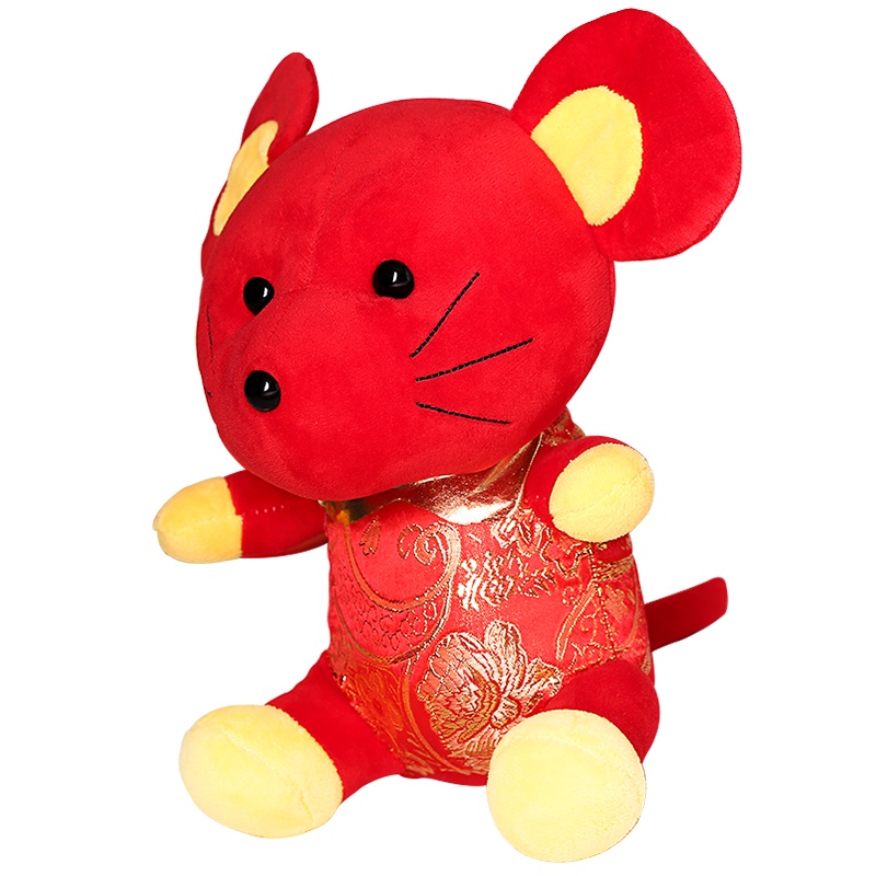 礼促优品 鼠兆丰年吉祥小号公仔