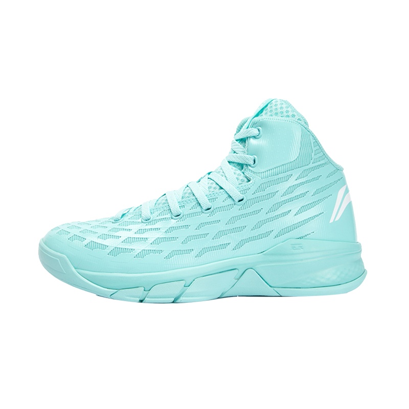 李宁恶魔二代2高帮篮球鞋男夏薄荷绿学生耐磨防滑重燃封锁ABFK033