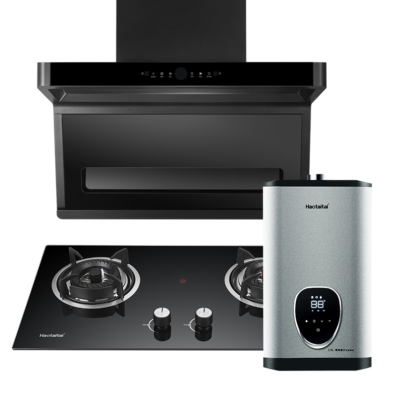 好太太油烟机燃气灶套餐 烟灶热三件套D958+2309A+X113