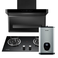 好太太油烟机燃气灶套餐 烟灶热三件套D958+2309A+X113