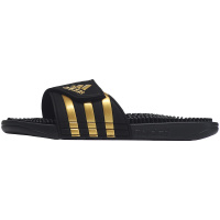 【自营】adidas阿迪达斯男子拖鞋凉拖一字拖休闲运动鞋CM7924 CM79241号黑色+金金属
