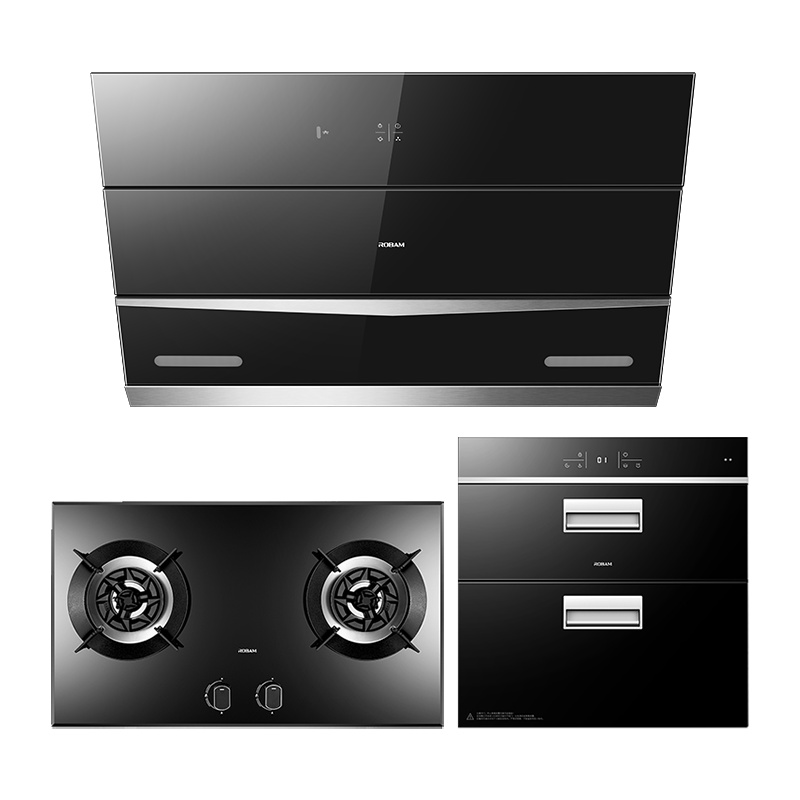 [王者新品]老板(ROBAM)22立方侧吸式油烟机灶具消毒柜套餐27N0H+57B0XT+705 侧吸式烟灶套餐消毒柜