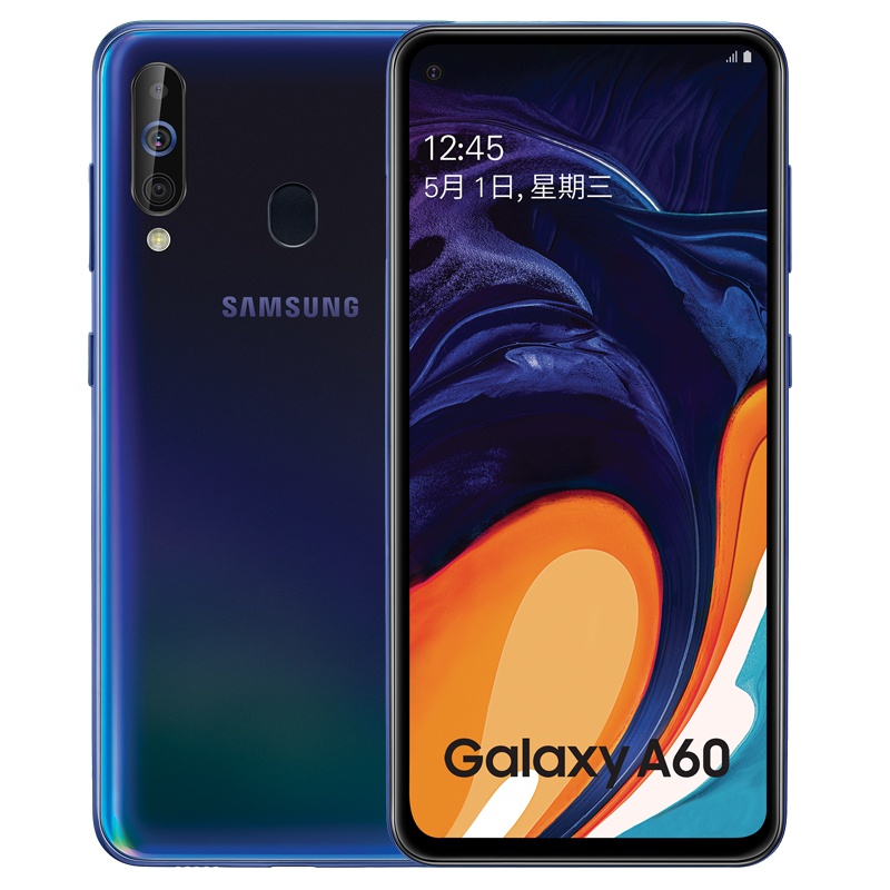 三星 Galaxy A60 6GB+64GB 元气版 丹宁黑 超广角拍照 黑瞳全视屏 移动联通电信全网通4G全面屏手机
