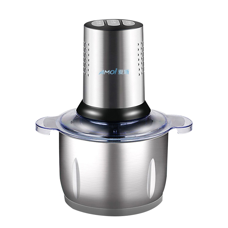 夏新(AMOI )3L绞肉机家用电动小型蒜蓉器碎肉机搅馅搅拌打肉机不锈钢绞馅机 LG-JR3A