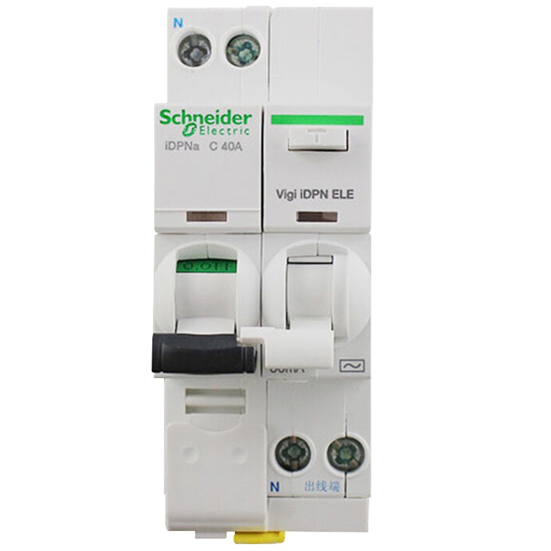 施耐德电气（Schneider Electric）断路器 空气开关 A9 iDPNa带漏电保护 1P+N 40A