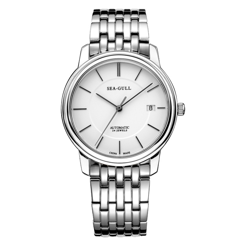 海鸥表(SEAGULL)手表 男士商务腕表 自动机械表 男款M201S