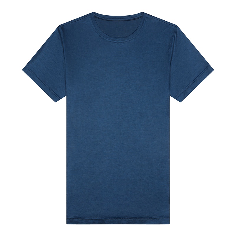 北极绒男士圆领短袖T恤纯色半袖打底衫青年时尚简约上衣