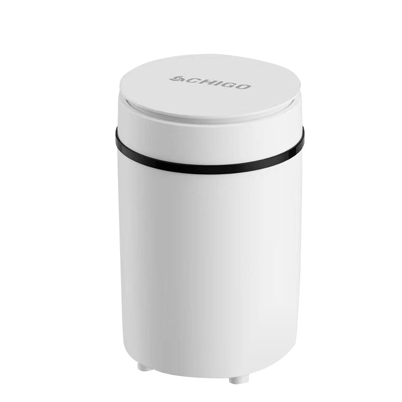 志高(CHIGO) XPB72-728白 半自动单桶迷你洗衣机蓝光杀菌款 ,非全自动 透明白