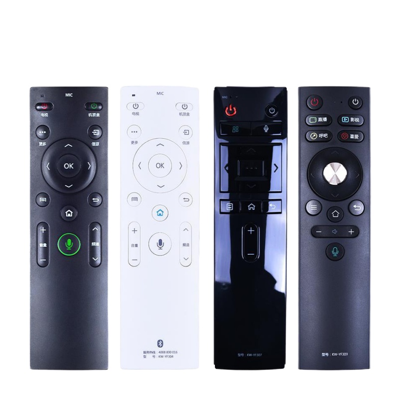 原装康佳电视机遥控器语音款KW-YF302 YF304 YF306 YF307 YF30 KW-YF302黑色蓝牙语音款