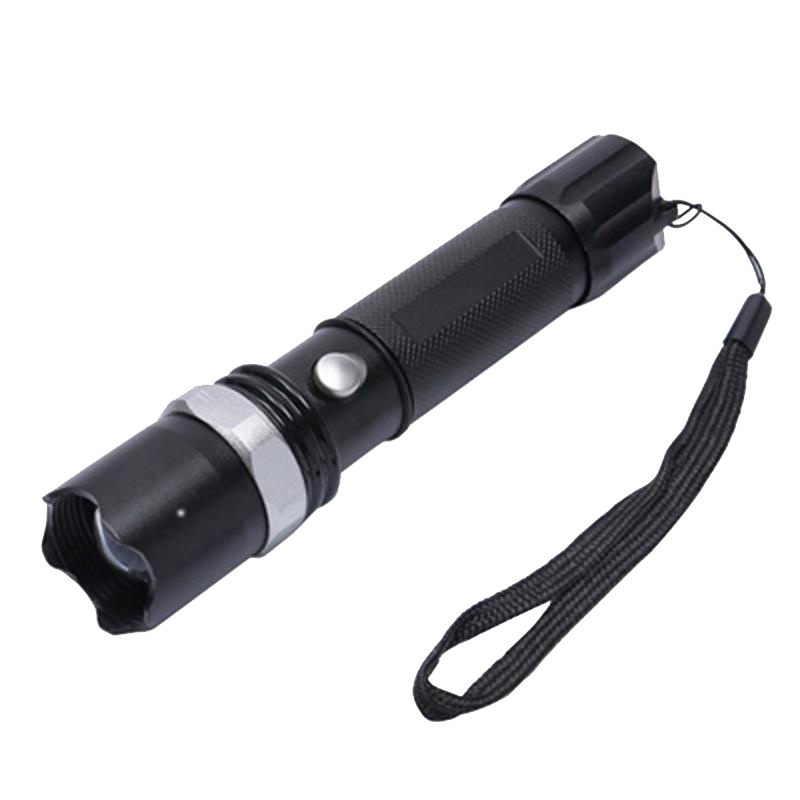 强光手电筒_工厂铝合金强光手电筒充电照明led户外骑行
