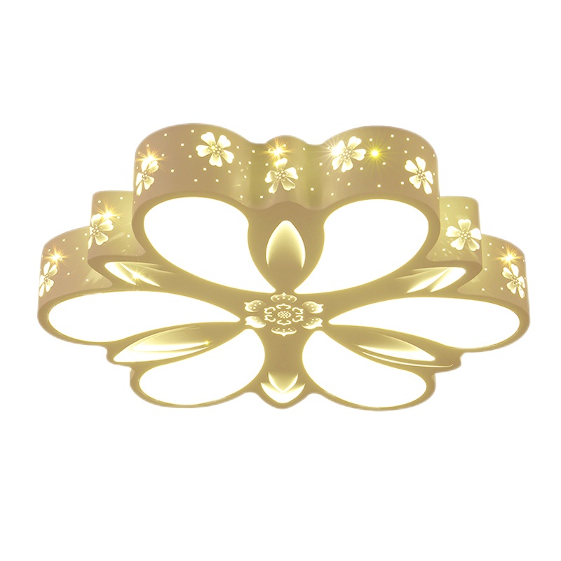 led卧室灯温馨浪漫吸顶灯圆形阳台灯现代简约客厅灯书房儿童房灯