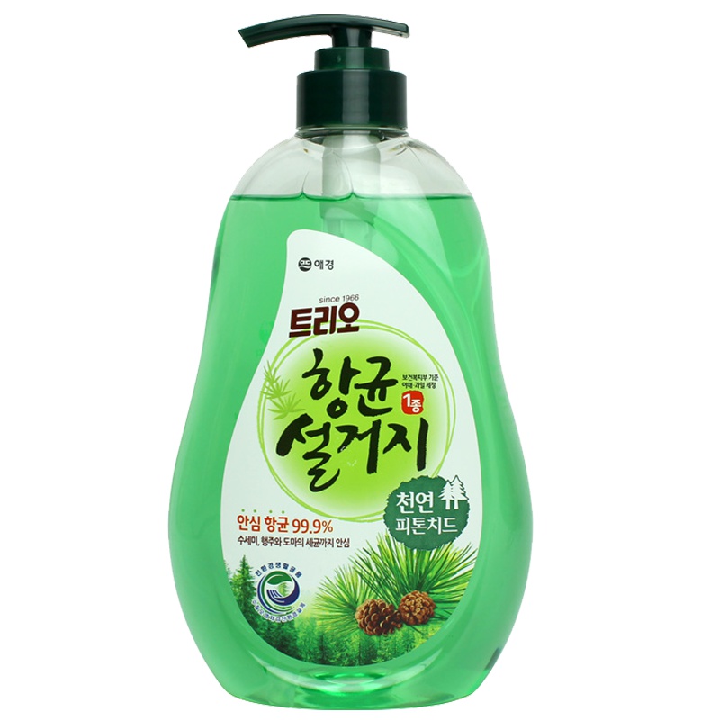 TRIO 韩国进口 植物抗菌果蔬餐具洗洁精750ml