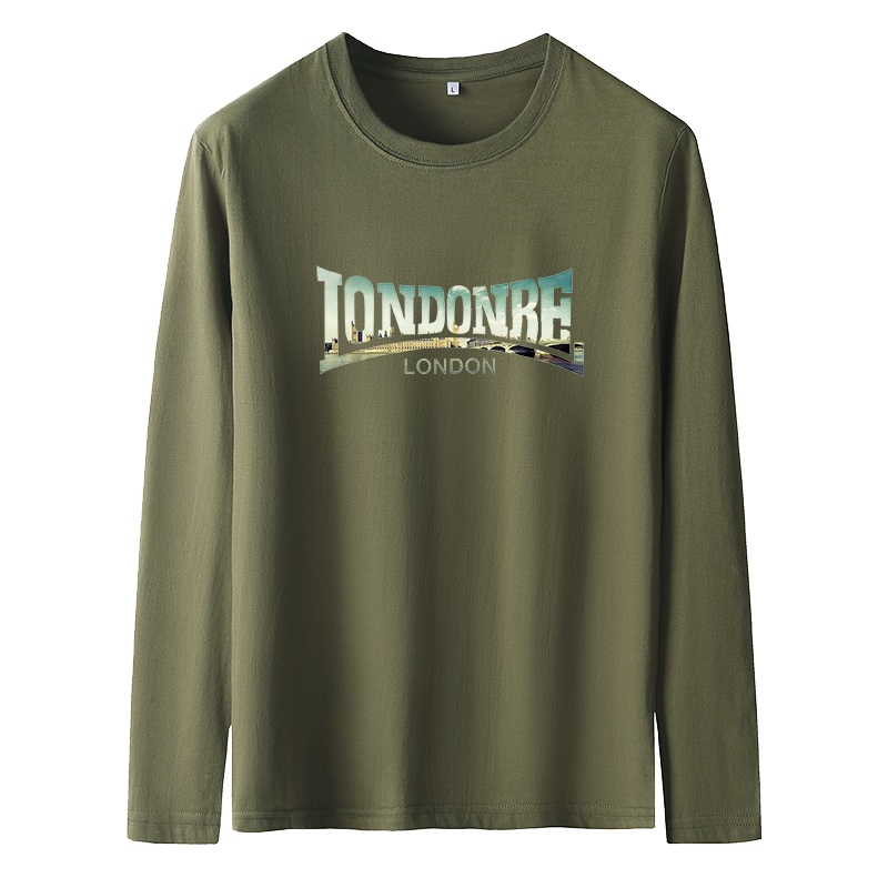 雅鹿男装男士休闲长袖T袖YLZYLT1815