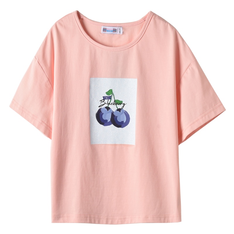 铅笔俱乐部童装2020夏装新款女童短袖中大童圆领T恤儿童半袖上衣