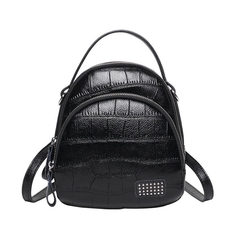 Royal Maine2019背包新款女士双肩包女包书包韩版潮流时尚旅行PU皮背包多功能